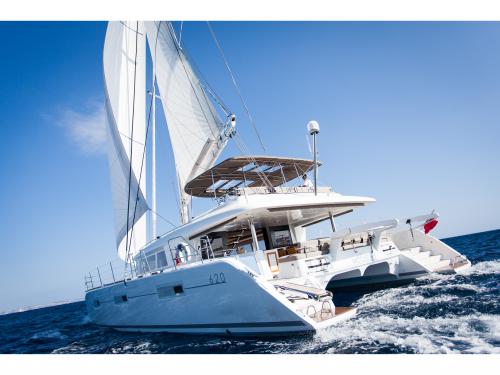 Catamaran Lagoon 620 available for charter in Port d Ajaccio