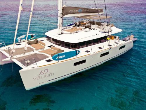 Cat Lagoon 620 available for charter in Nea Peramos Marina