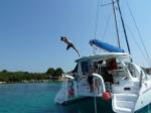 Catamaran Leopard 40 for hire in ACI Marina Split