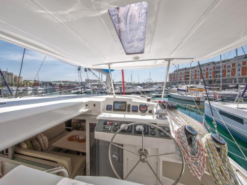 Catamaran Leopard 404 available for charter in Ao Po Grand Marina