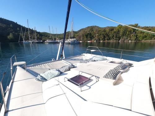 Catamaran Leopard 43 available for charter in Ece Saray Marina