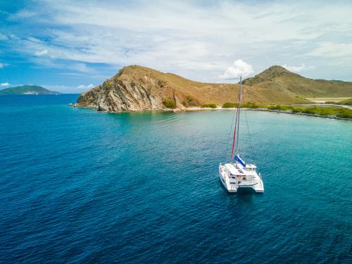 Catamaran Leopard 45 for hire in Rodney Bay Marina