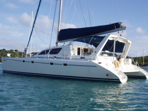 Cat Leopard 45 available for charter in Belize City