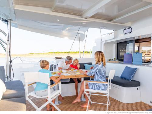 Catamaran Leopard 46 available for charter in Trogir