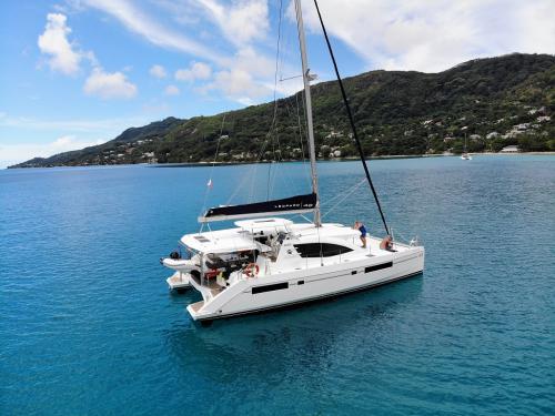 Catamaran Leopard 48 available for charter in Desroches