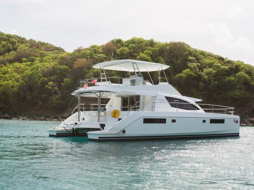 Catamaran Leopard 514 available for charter in Gouvia