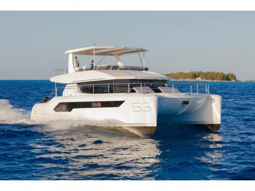 Catamaran Leopard 53 available for charter in Marina Port Grimaud