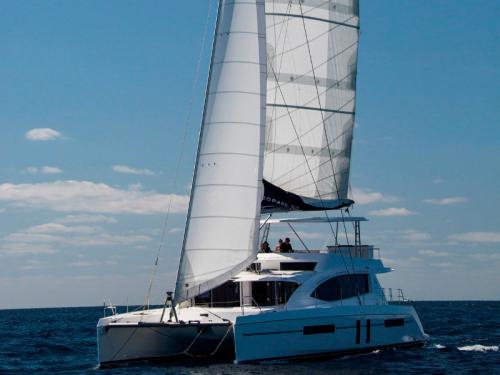 Katamaran Leopard 58 Yachtcharter in Kuredhivaru Resort Marina