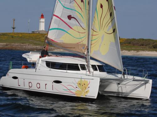 Cat Lipari 41 for charter in Charlotte Amalie