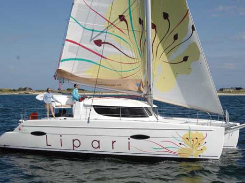 Catamaran Lipari 41 for hire in Port de Mahon