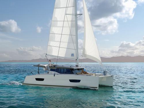 Catamaran Lucia 40 for hire in Trogir