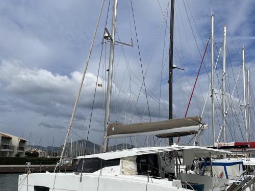 Cat Lucia 40 available for charter in Les Marines de Cogolin