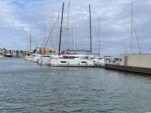 Cat Lucia 40 available for charter in Les Marines de Cogolin