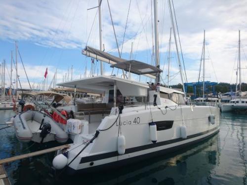 Catamaran Lucia 40 for charter in Gouvia
