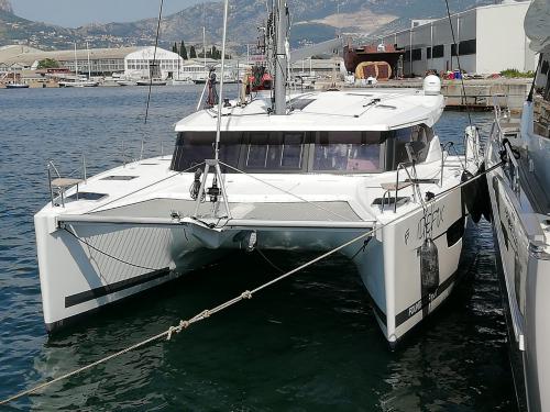 Cat Lucia 40 available for charter in Rogoznica