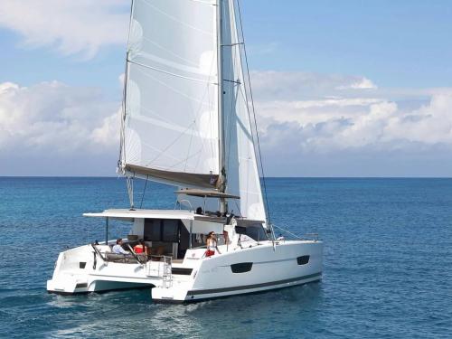 Catamaran Lucia 40 for hire in Cogolin