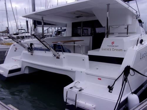 Catamaran Lucia 40 for charter in Kastel Gomilica