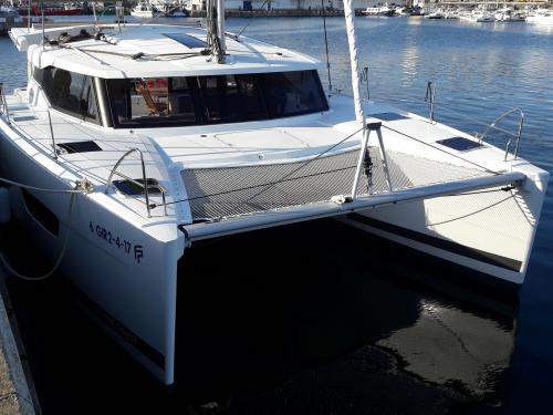 Catamaran Lucia 40 available for charter in Palamos
