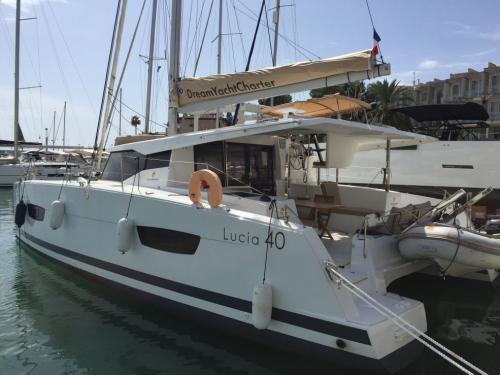 Cat Lucia 40 available for charter in Port Pin Rolland
