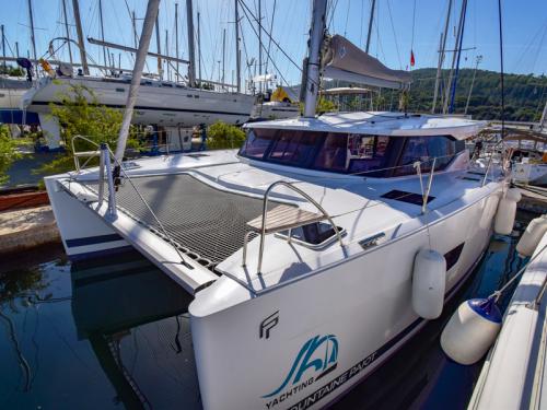 Catamaran Lucia 40 available for charter in Adakoy Marina