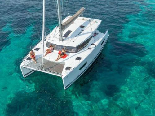 Catamaran Lucia 40 for rent in Rhodes Marina