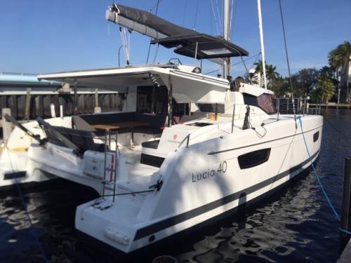 Catamaran Lucia 40 for charter in Fort Lauderdale