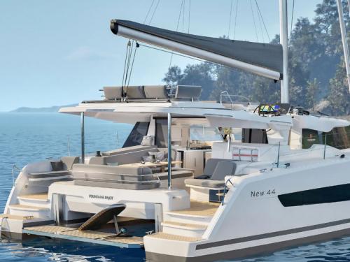 Cat Maestro 44 available for charter in Nanny Cay Town