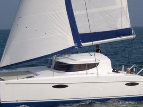 Catamaran Mahe 36 available for charter in Les Marines de Cogolin