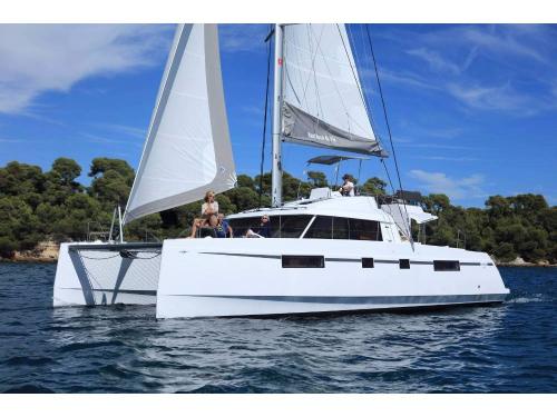 Catamaran Nautitech 46 Open Fly for hire in Alimos Marina Kalamaki