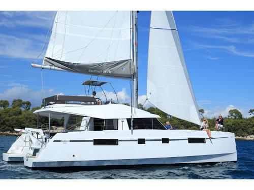Catamaran Nautitech 46 Open Fly for hire in Netsel Marmaris Marina