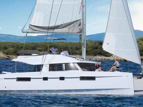 Cat Nautitech 46 Open Fly for rent in Le Marin
