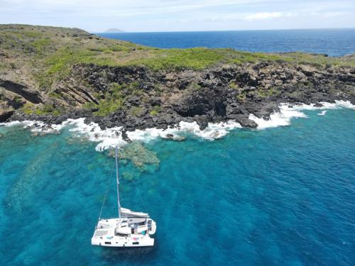 Catamaran Nautitech 46 Open Fly for hire in Tamarin