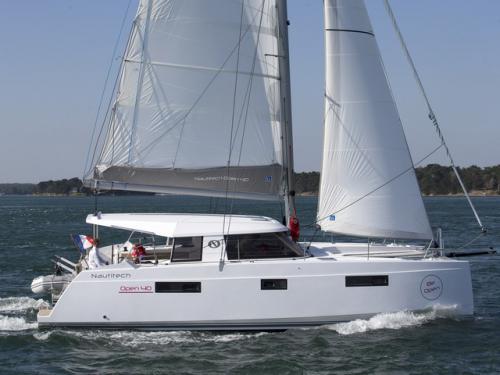 Cat Nautitech Open 40 for charter in Le Marin