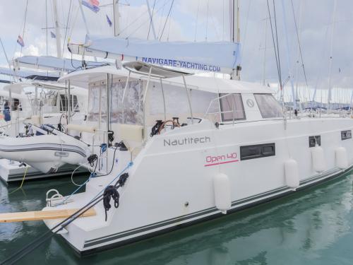 Catamaran Nautitech Open 40 available for charter in Seget