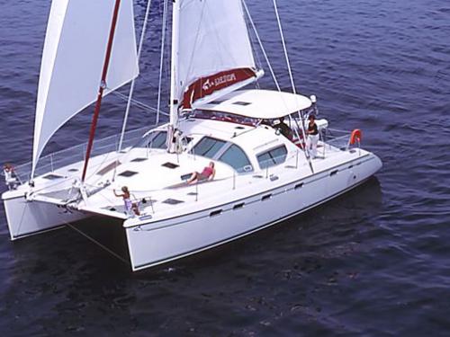 Cat Privilege 495 available for charter in Marina Porto Colom