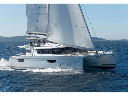 Catamaran Saba 50 for charter in Messina