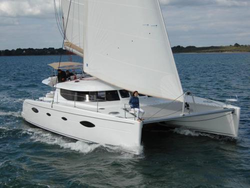 Catamaran Salina 48 available for charter in Marina Le Marin