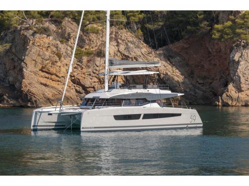 Cat Samana 59 available for charter in Cogolin