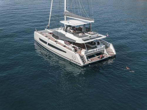 Cat Samana 59 for charter in Athens