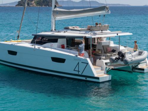 Catamaran Saona 47 for hire in Port Annapolis Marina