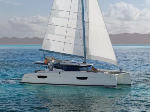 Catamaran Saona 47 available for charter in Le Marin