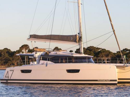 Katamaran Saona 47 Yachtcharter in Ibiza Stadt