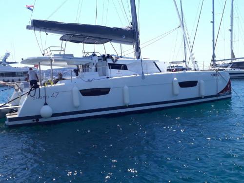 Catamaran Saona 47 for hire in Seget