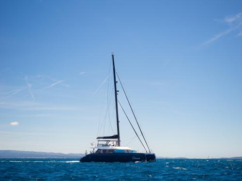 Cat Sunreef 60 for charter in Marina Kastela