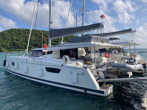 Katamaran Tanna 47 Yachtcharter in Frenchtown Harbour Marina