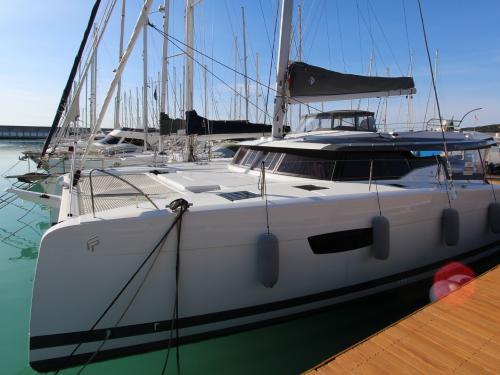 Catamaran Tanna 47 available for charter in Olbia