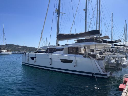 Catamaran Tanna 47 available for charter in Portisco