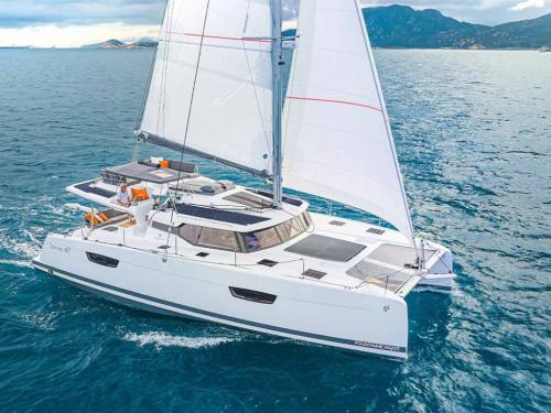 Catamaran Tanna 47 available for charter in Marina Polesana