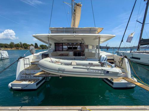 Catamaran Tanna 47 available for charter in Marina Polesana