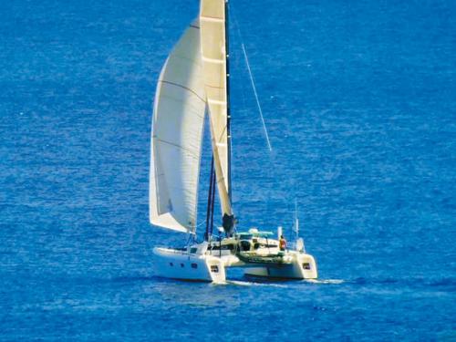 Cat TS 50 for charter in Fakarava